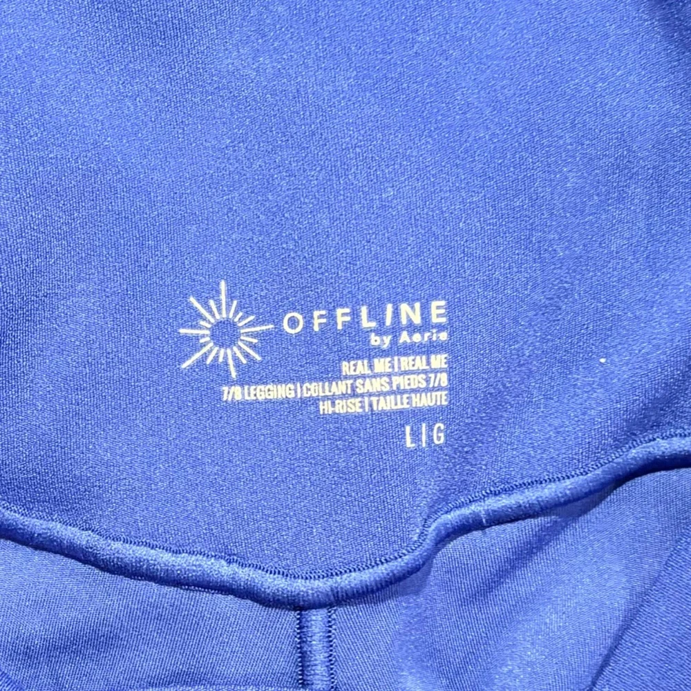 OFFLINE By Aerie Real Me High Waisted Crossover Leggings L cobalt blue - Picture 9 of 10